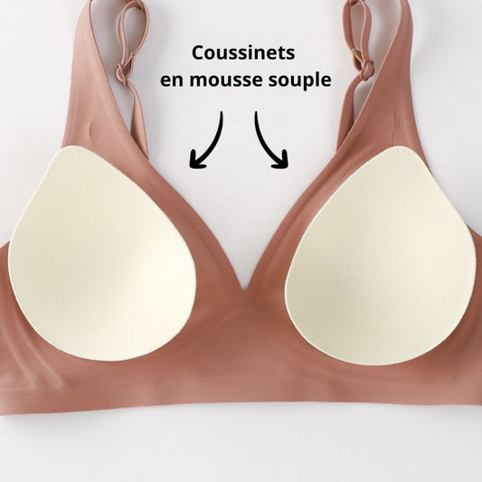 Soutien-gorge confort sans couture et sans armatures